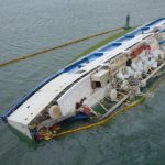  CNAPMC: Cinci companii și-au arătat interesul pentru ranfluarea navei răsturnate în Portul Midia