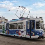 Copiii îl pot întâlni pe Moș Crăciun în tramvai