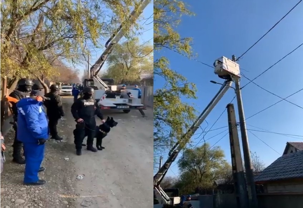 Locuitorii din Bălteni nu se lasă. Alte branșări ilegale la rețeaua de electricitate, chiar și după intervenția în forță, din decembrie 2019