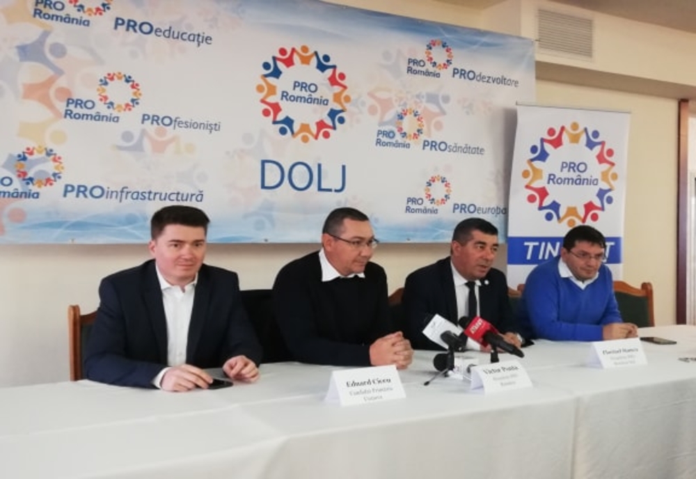 Victor Ponta, la Craiova, legat de alianţele PRO România-PSD: „Cu naşii lui Dragnea nu am de gând să mă asociez”