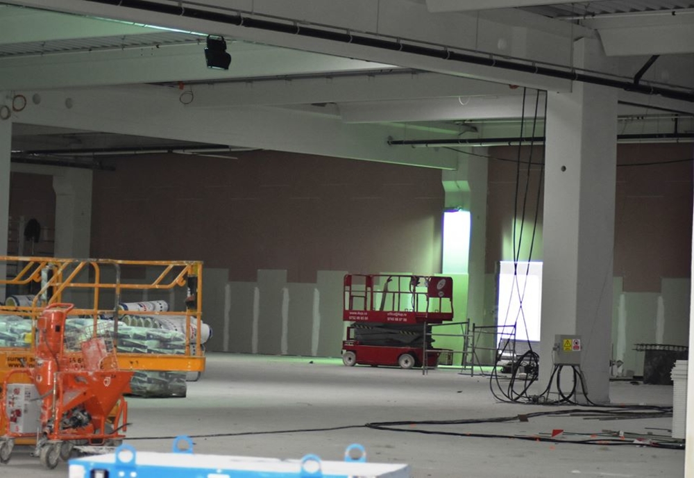 Foto| În ce stadiu se află construcția centrului comercial de tip mall de la Târgoviște? Vezi imaginile