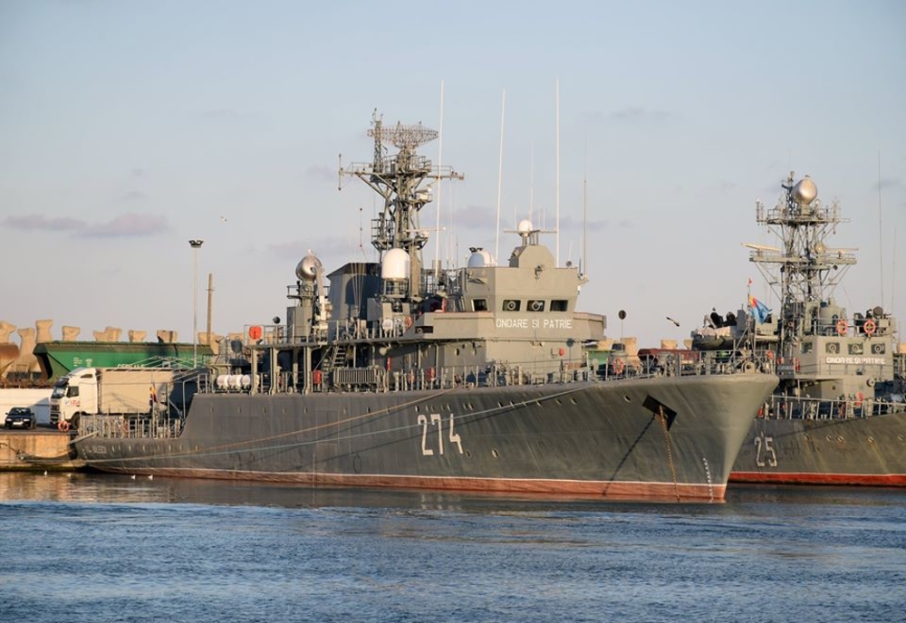 Navă românească, la conducerea unei grupări NATO de luptă contra minelor