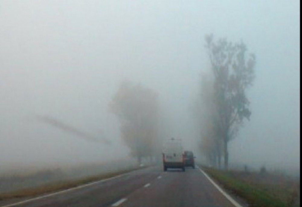 Cod galben de ceață și depuneri de polei, în județul Giurgiu
