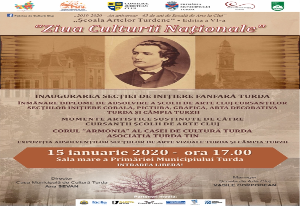 ,,Cultura ne unește” – 170 de ani de la nașterea marelui poet național Mihai Eminescu