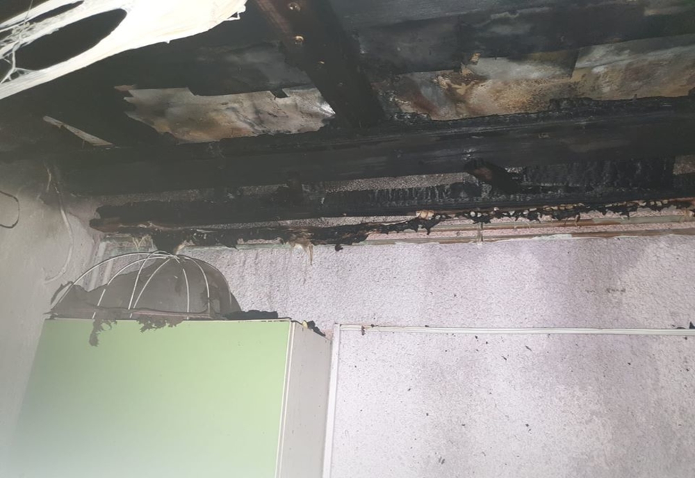Incendiu la o casă din Frumușani stins înainte să se extindă