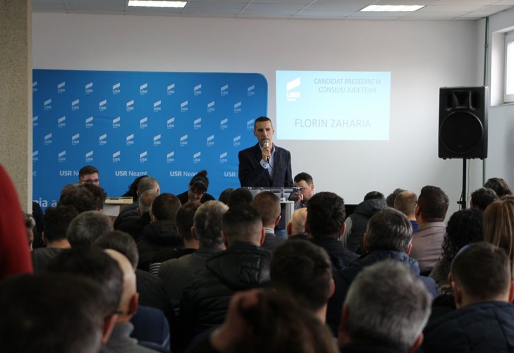 Florin Zaharia, candidatul USR pentru funcția de președinte al CJ Neamț