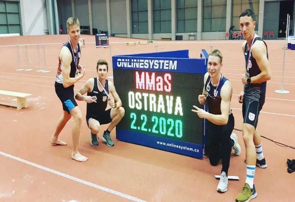 Brăileanul Marius Băjănaru campion al Cehiei cu ștafeta de 4×200 metri
