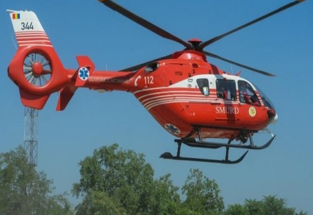 Pacient adus cu elicopterul SMURD de la Vaslui. Medicii nu l-au mai putut salva