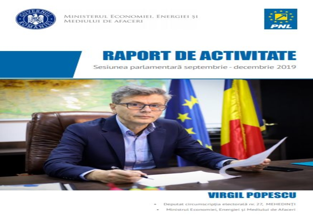 Deputatul PNL Virgil Popescu și-a prezentat raportul de activitate