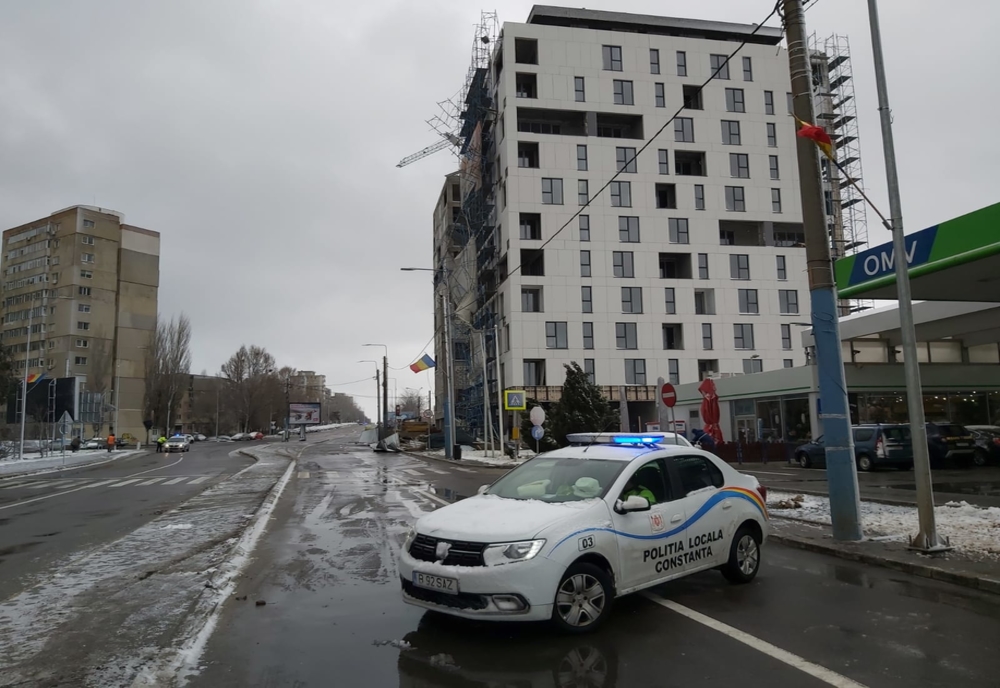 FOTO| Circulația rutieră a fost restricționată total pe bulevardul Aurel Vlaicu, zona Campus