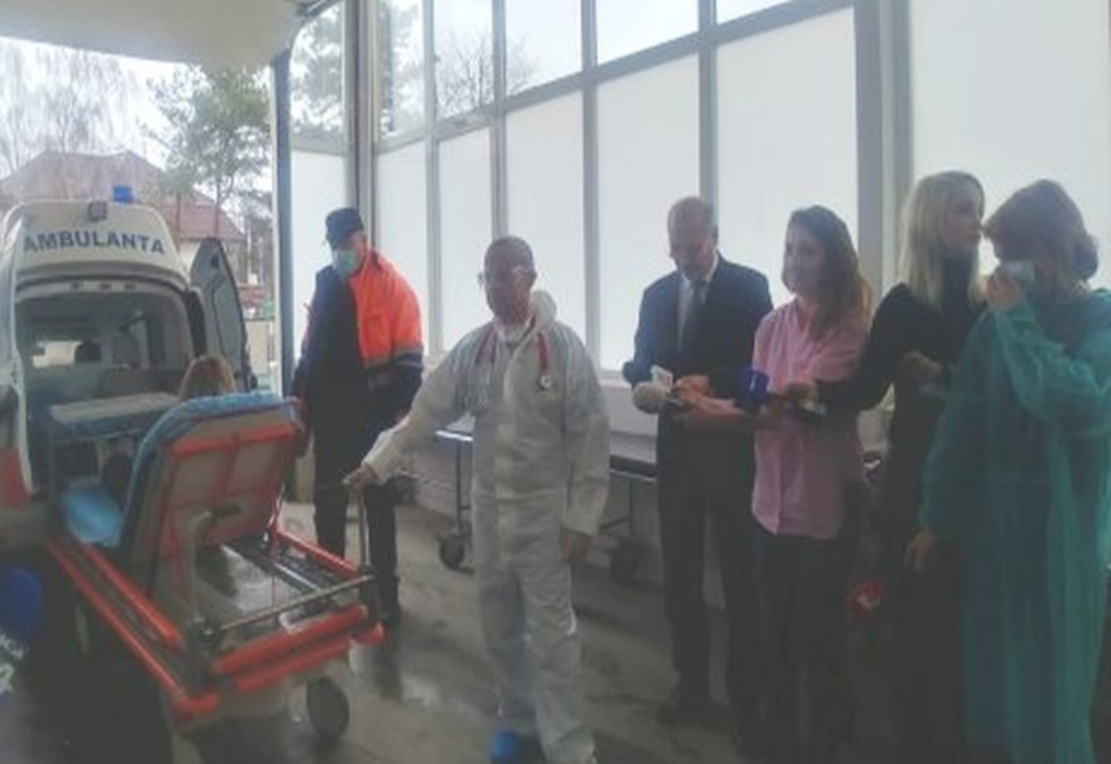 Simulare de intervenție într-un caz de coronavirus la Spitalul de Neurochirurgie Iași