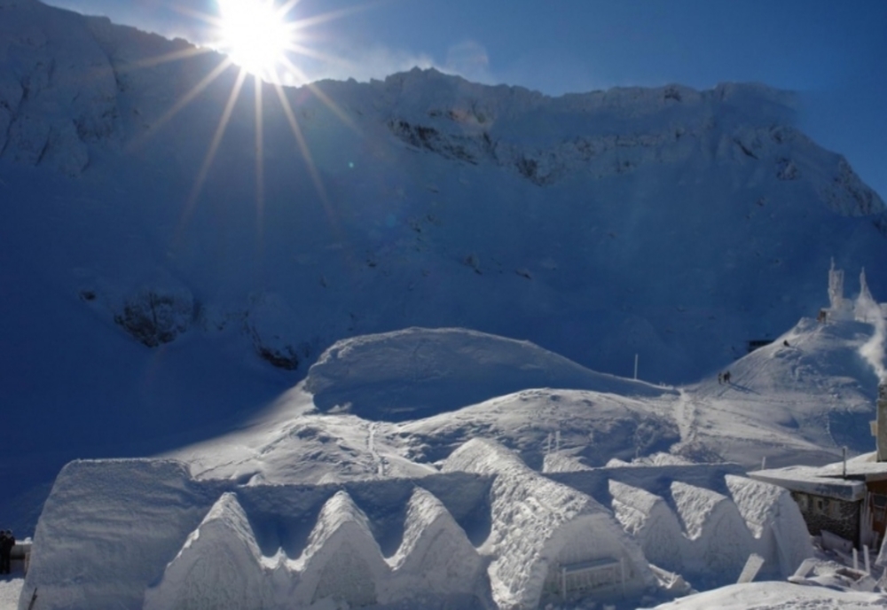 Cel mai înalt strat de zăpadă, înregistrat în munții Făgăraș