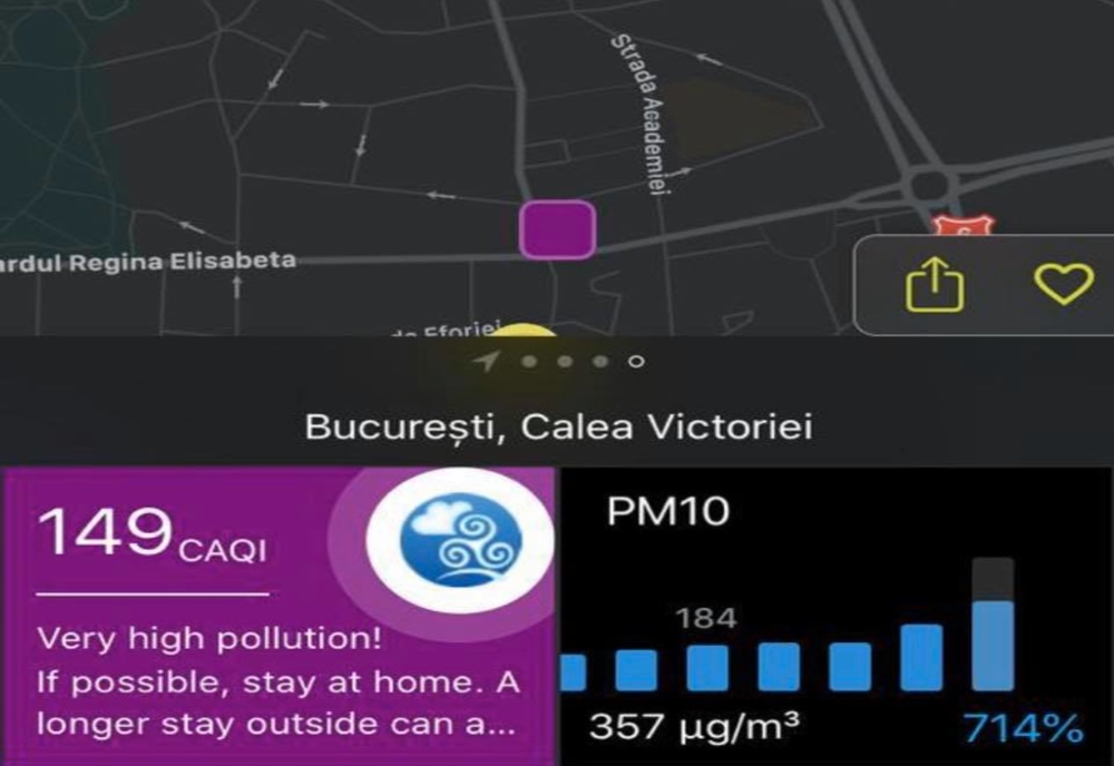 Gabriela Firea: „Poluare extremă în București! Trafic nu e, șantierele sunt închise … deci, ce e? Cine ne omoară mai tare decât coronavirusul?”