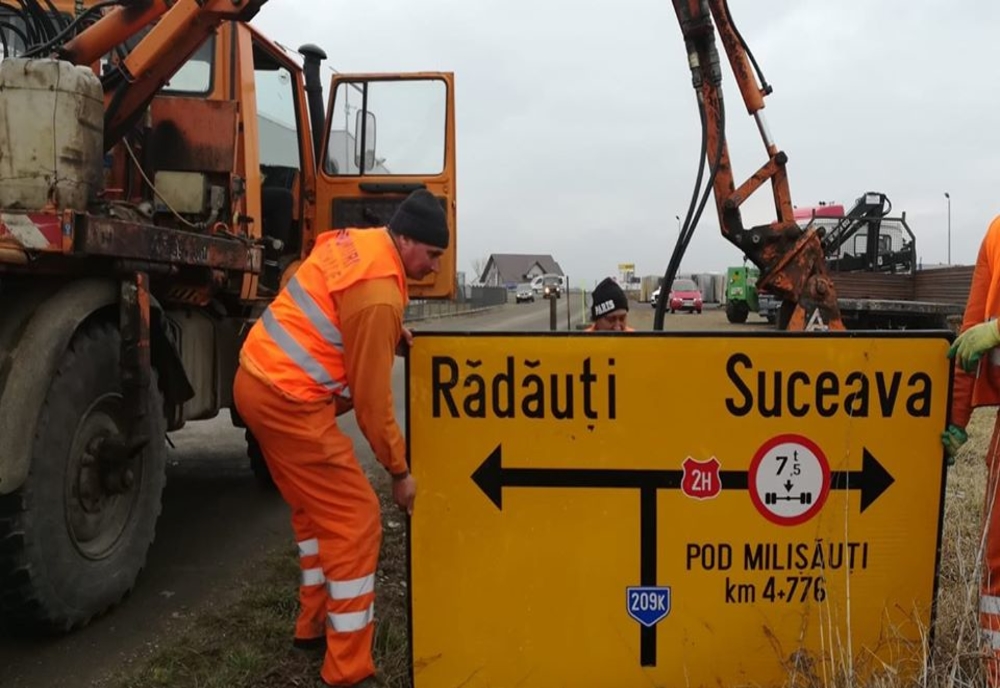 Restricție de tonaj și trafic semaforizat pe podul de la Milișăuți