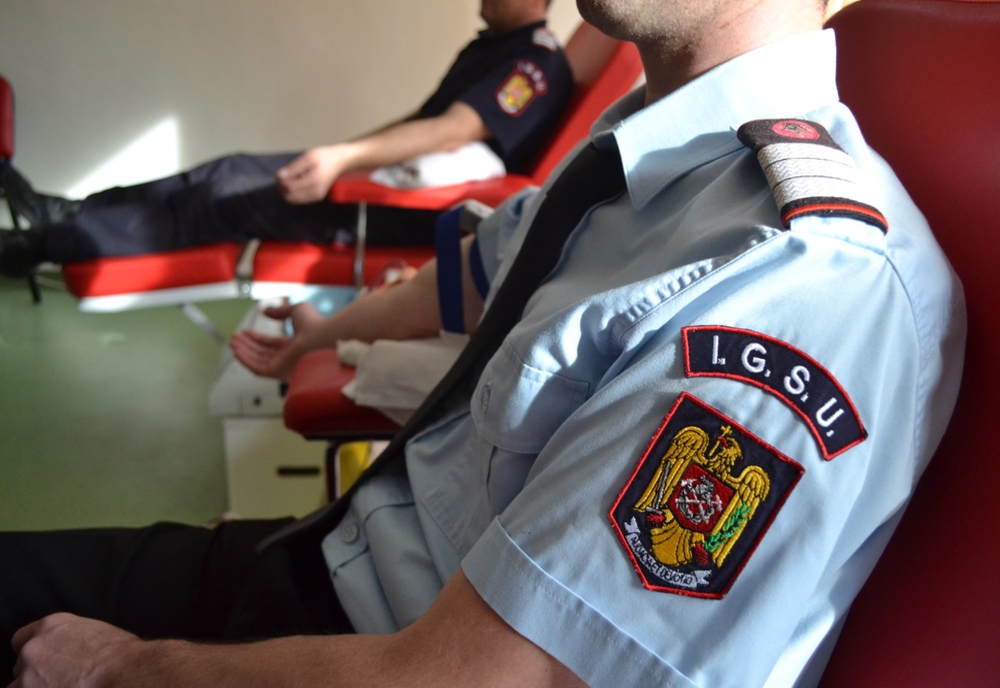 ISU Covasna dă mai departe provocarea donării de sânge pompierilor din Olt