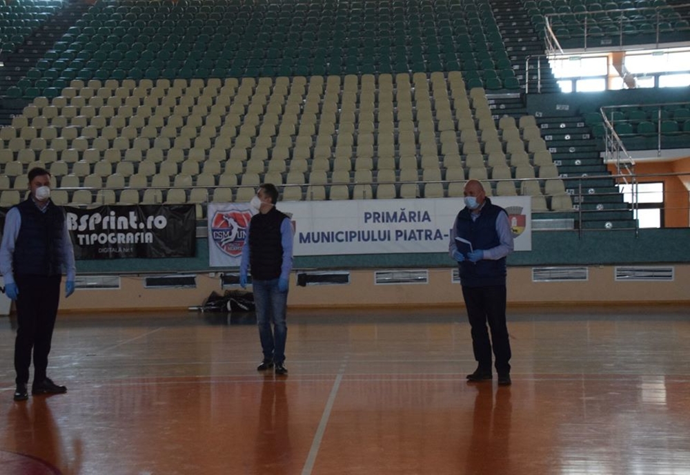 Sala Polivalentă și Stadionul Municipal din Piatra-Neamț ar putea găzdui unități medicale mobile