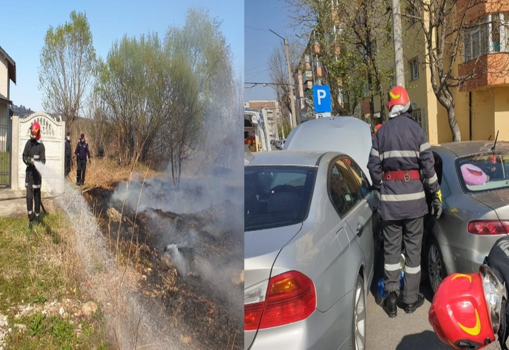 Săptămână de foc, atât la propriu cât și la figurat, pentru ISU Dâmbovița. Peste 260 de acțiuni (6-12 aprilie)