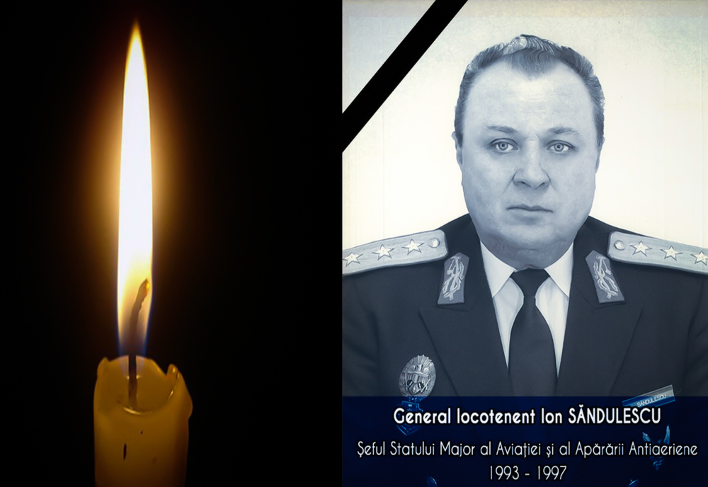 S-a stins din viață generalul român (r) Ion Săndulescu, pilot și comandant în cadrul Forțelor Aeriene