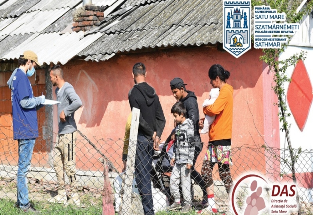 105 de familii din cartierul Sătmărel au primit pachete de la Direcția de Asistență Socială Satu Mare