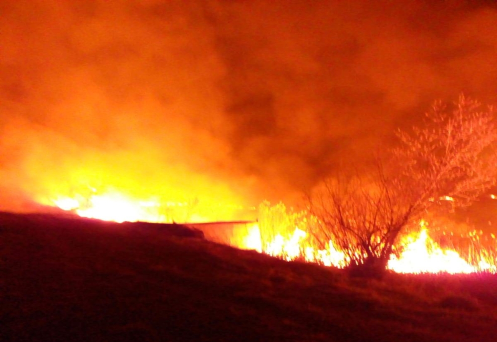 Peste 15 hectare de vegetație arse în incendii, în acest weekend