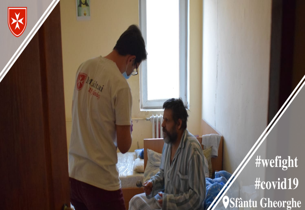 FOTO. 24 de persoane fără adăpost, îngrijite non-stop de Serviciul de Ajutor Maltez Sfântu Gheorghe