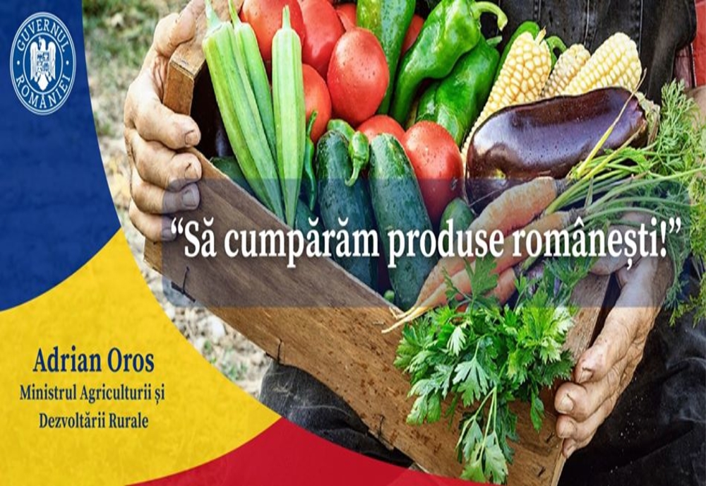 Ministrul agriculturii, Adrian Oros, îndeamnă românii să cumpere produse românești