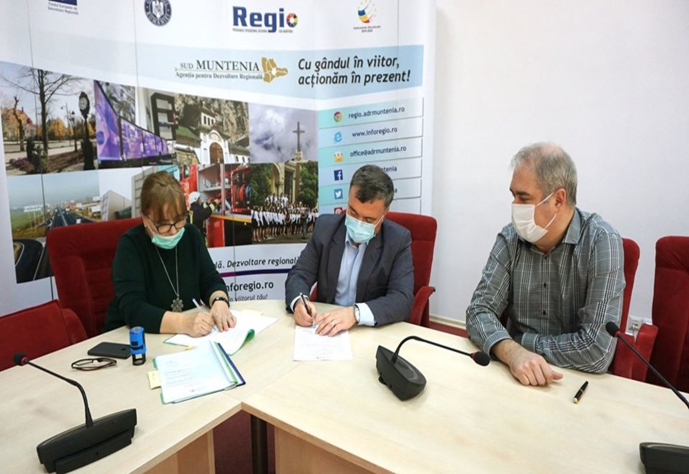 Astăzi, la sediul ADR Sud Muntenia, Primăria Călărași a semnat un nou contract de finanțare din fonduri europene