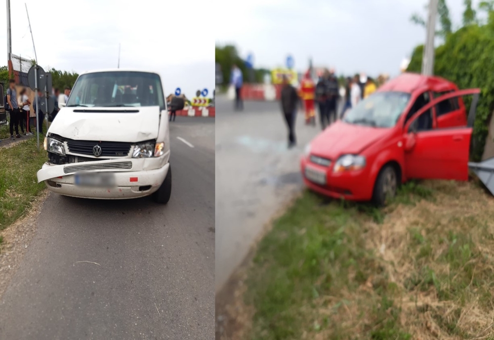 Accident grav pe DN 7, la Tărtășești. Trei persoane au fost rănite