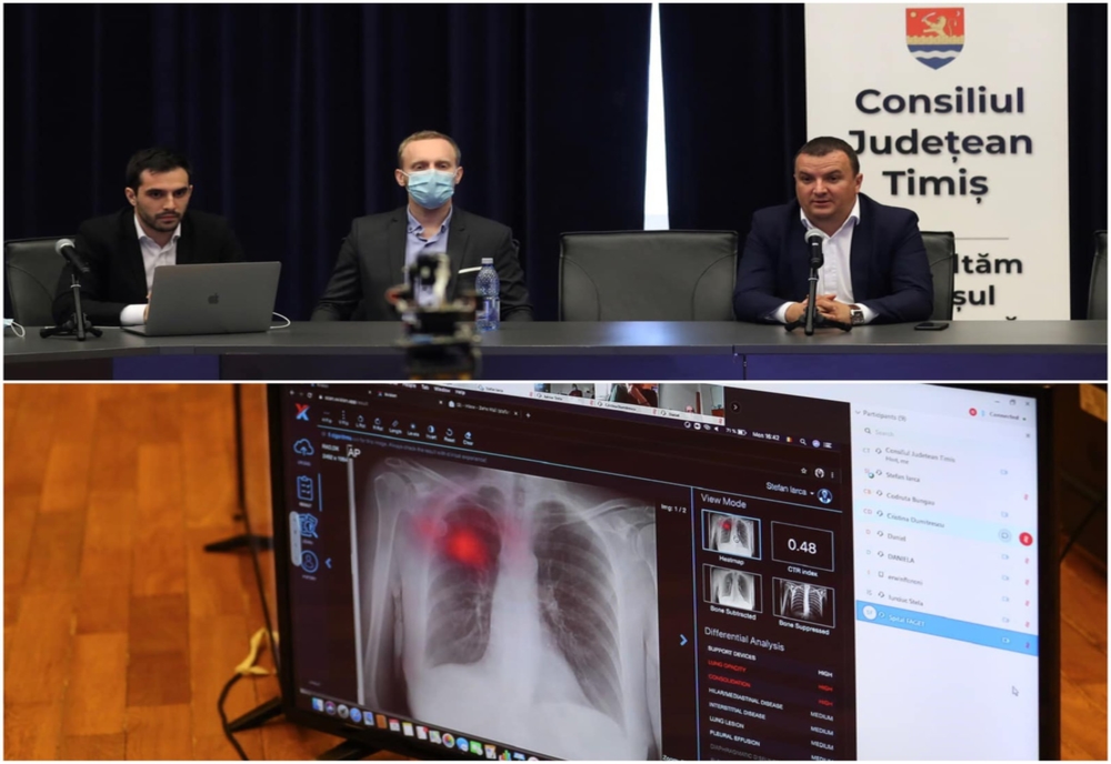 Inteligenţa artificială, în spitalele din judeţul Timiș, pentru depistarea a 17 patologii ale aparatului respirator