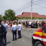 Craiova: Două persoane au murit în urma impactului dintre un taxi și un autoturism. Copil de 7 ani, în stare gravă la spital