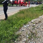 Doi copii și doi adulți, răniți într-un accident produs în comuna Goiești. A intervenit elicopterul SMURD