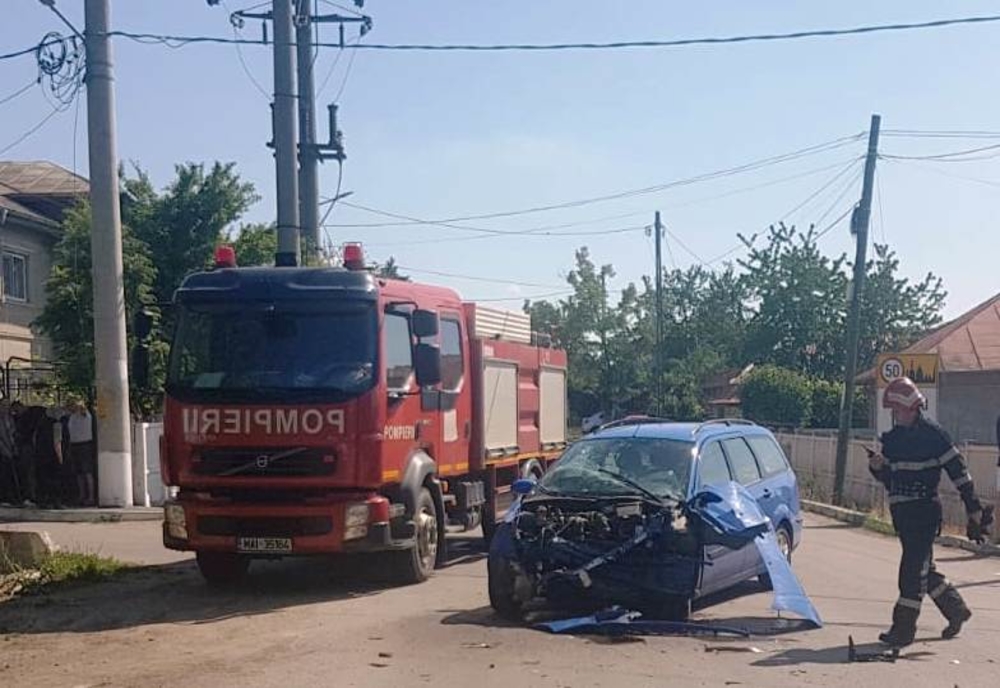 3 persoane au ajuns la spital în urma unui accident rutier petrecut în Lehliu Gară