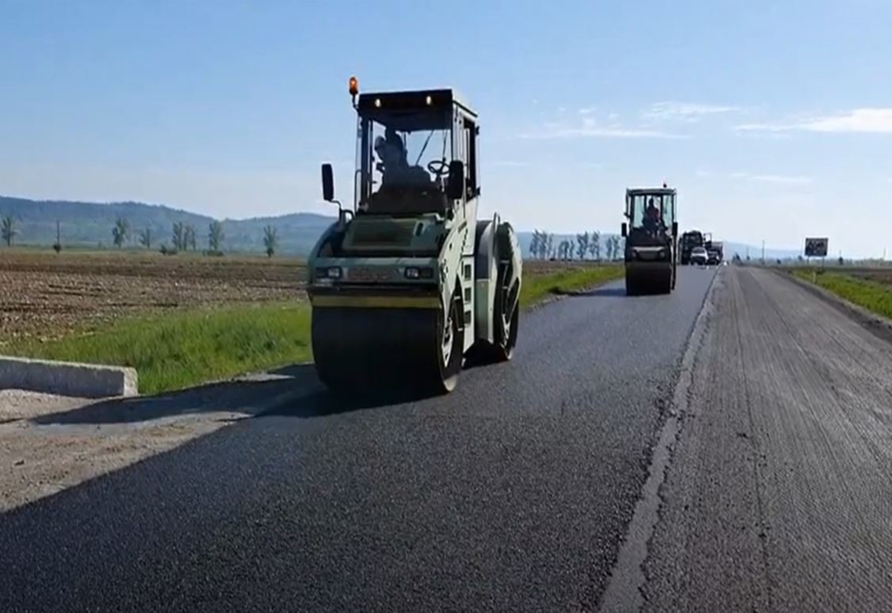 VIDEO | Continuă lucrările pe DN1, în județul Sibiu