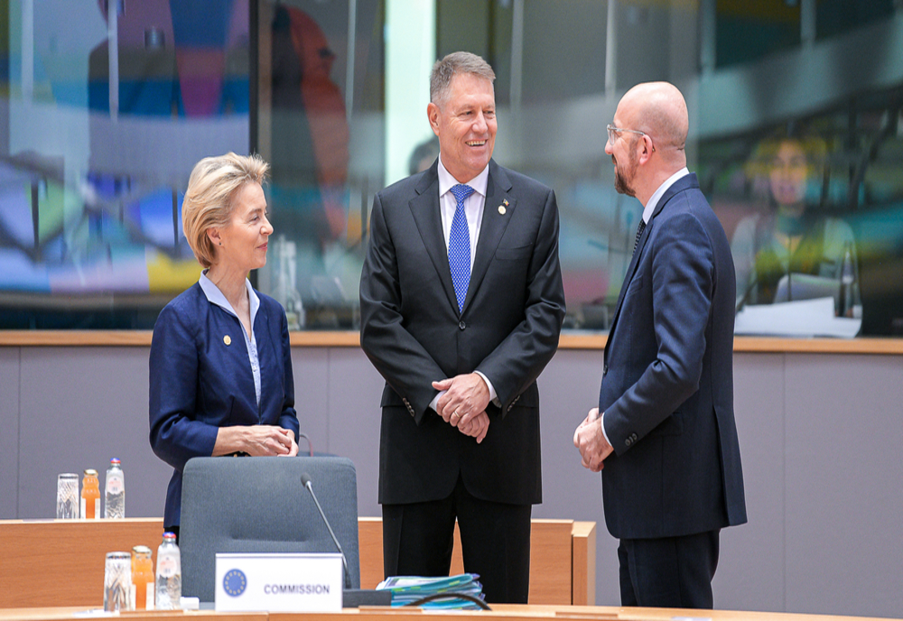 Președintele Iohannis, convorbire la nivel înalt cu preşedintele Comisiei Europene, Ursula von der Leyen