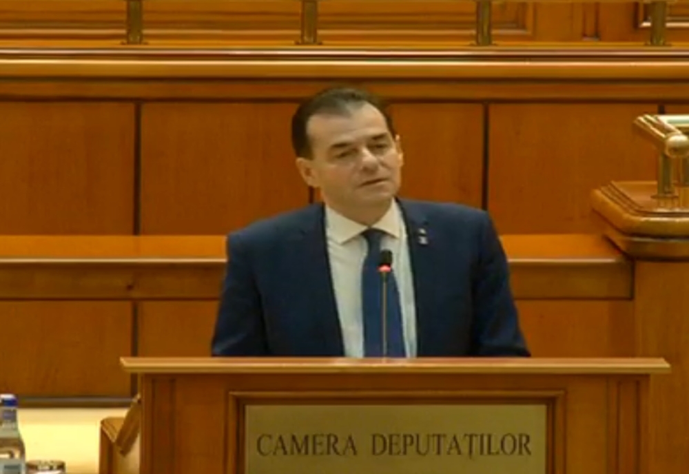 Ludovic Orban prezintă, în Parlament, măsurile de relansare economică