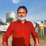 Protest în Dâmbovița. La Dragodana, primarul și cetațenii au ieșit în stradă ca să ceară…apă