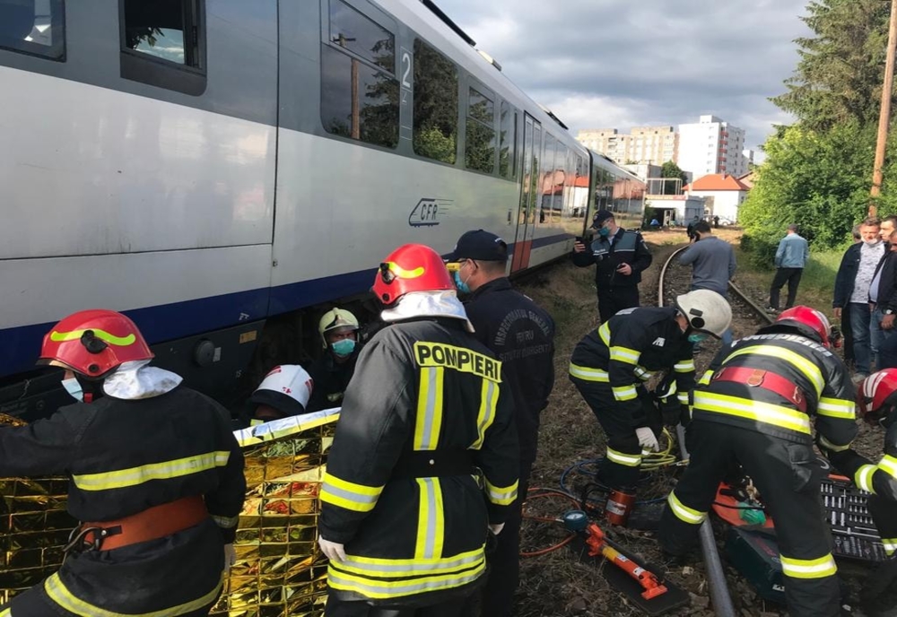 O femeie a murit lovită de tren la Tîrgu Mureș!
