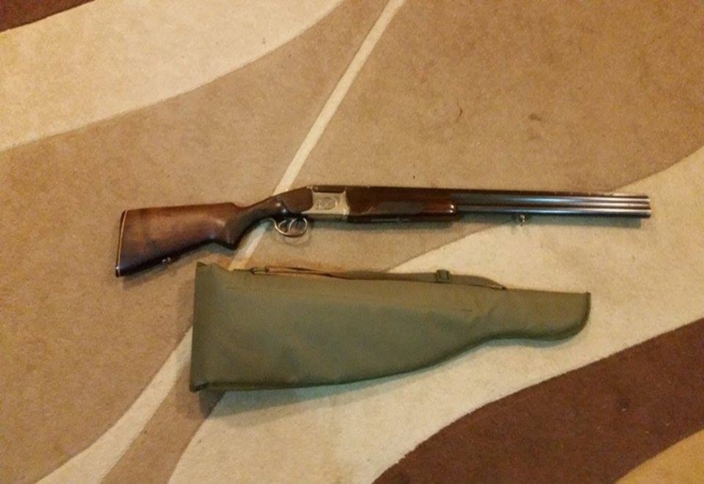 Două arme de vânătoare confiscate de polițiștii giurgiuveni