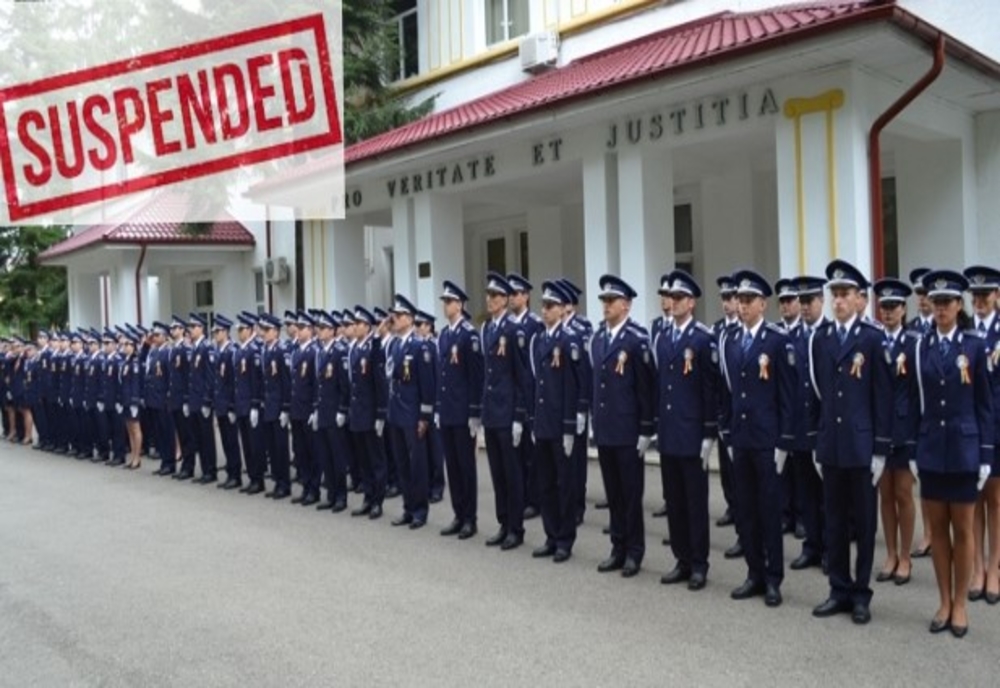 Se suspendă admiterea în școlile de poliție!