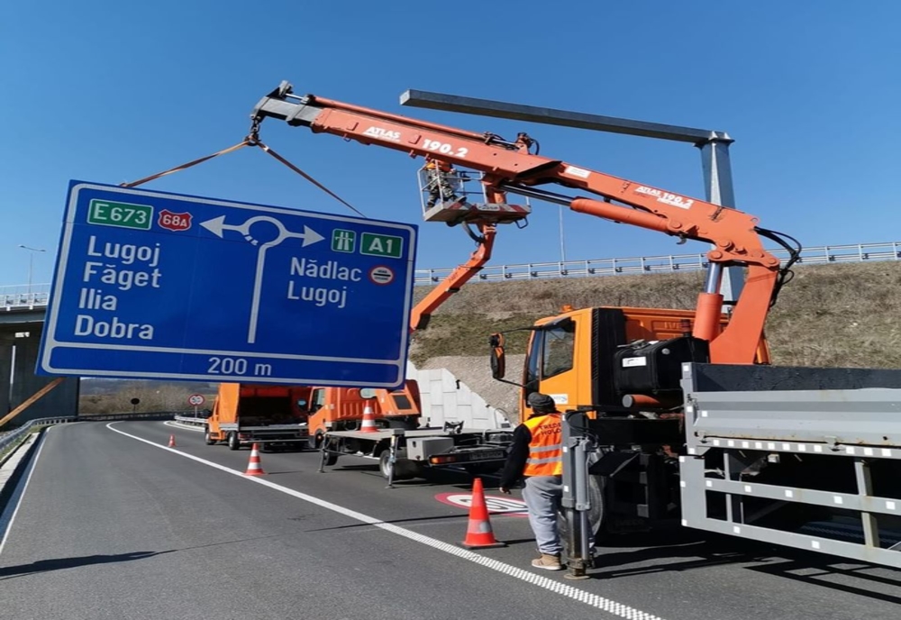 A fost deschis un nou nod de acces pe autostrada A1, Lugoj – Deva