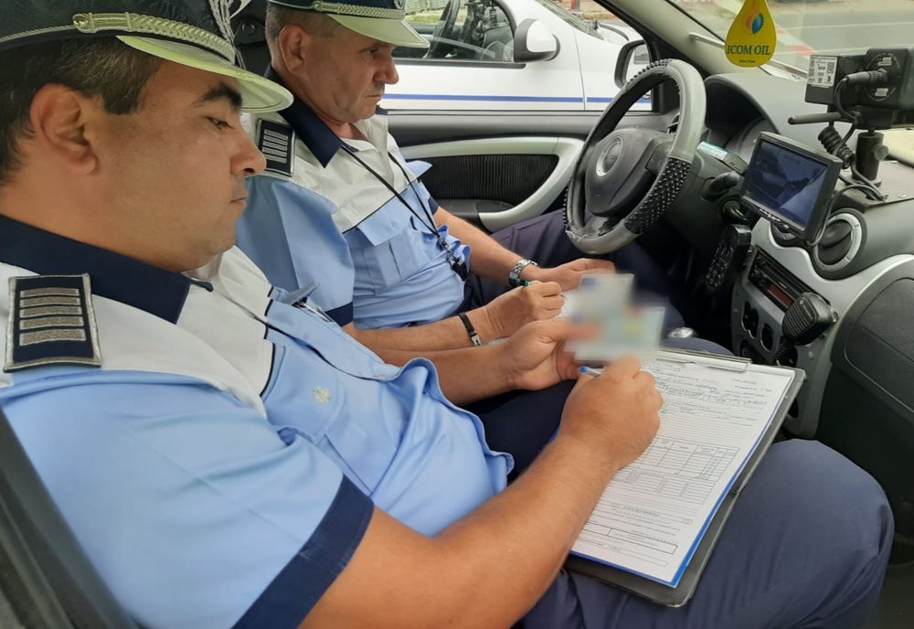 60 de șoferi au fost lăsați fără permis de polițiștii călărășeni săptămâna trecută