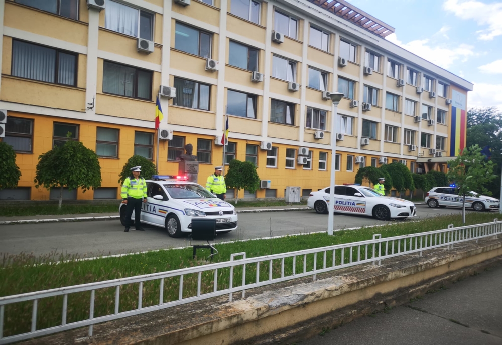 Au sunat sirenele la Timișoara, în memoria polițistului căzut la datorie