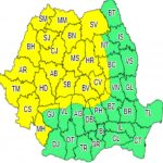 Cod galben de futună și în Dâmbovița, în zona montană (9-10 iunie). Vezi prognoza meteo