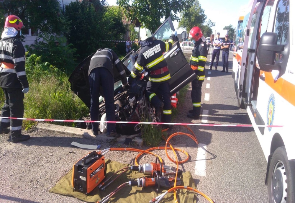 Accident rutier pe DN 15, în Gornești