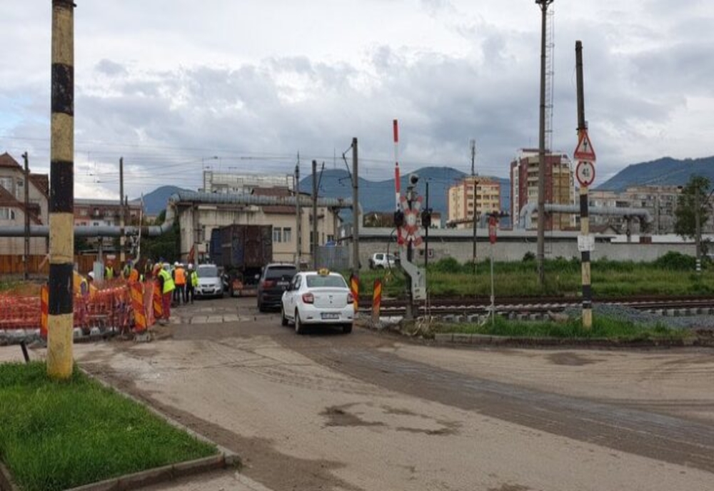 Trafic închis temporar pe o stradă din Hunedoara