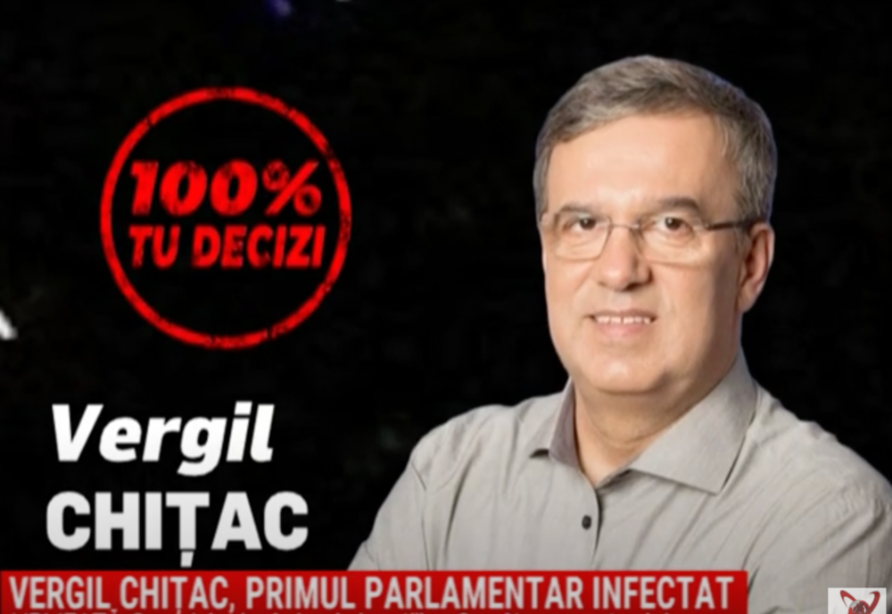 100% TU DECIZI! Vergil Chițac, primul parlamentar infectat. Cum a fentat izoleta