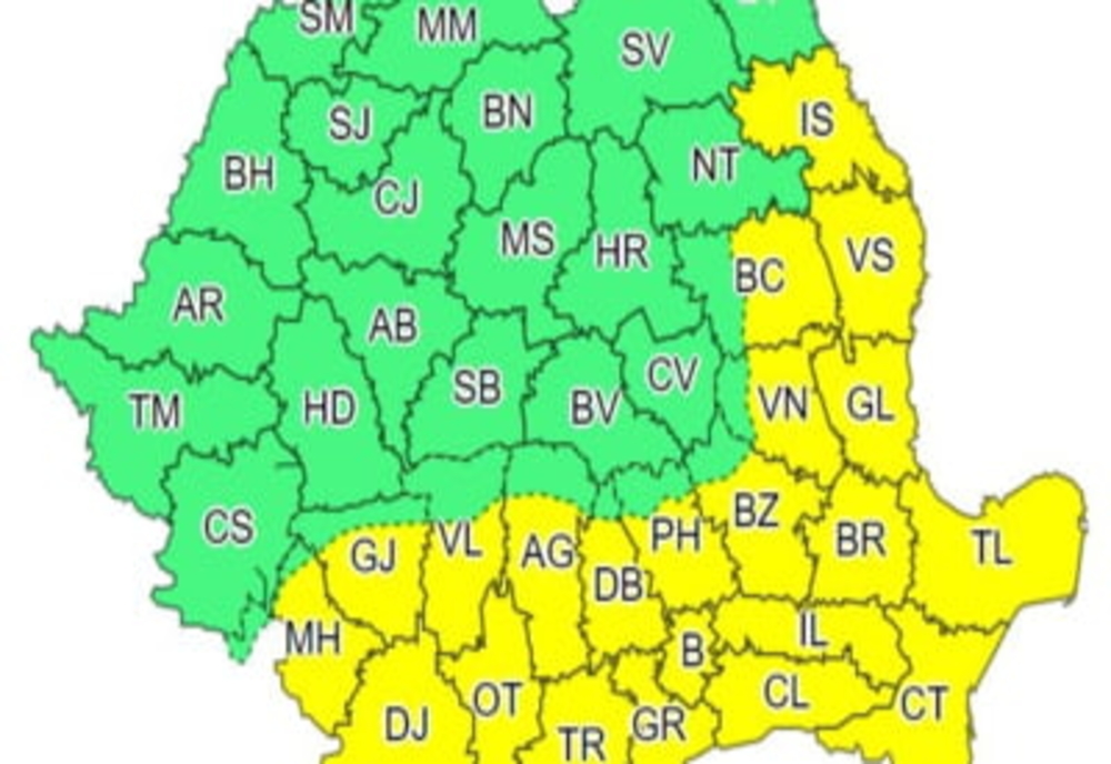 ANM: București și 21 de județe din țară, sub Cod galben de caniculă. Când devine valabilă avertizarea
