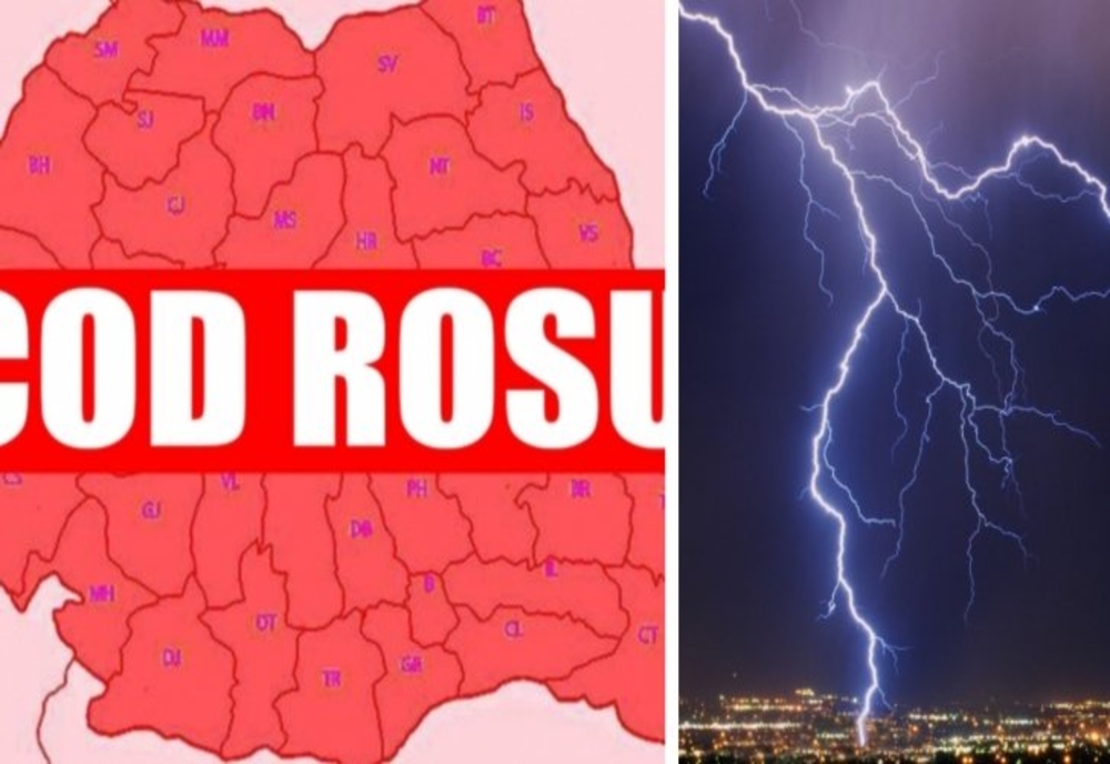 COD ROȘU de furtună în județul Buzău