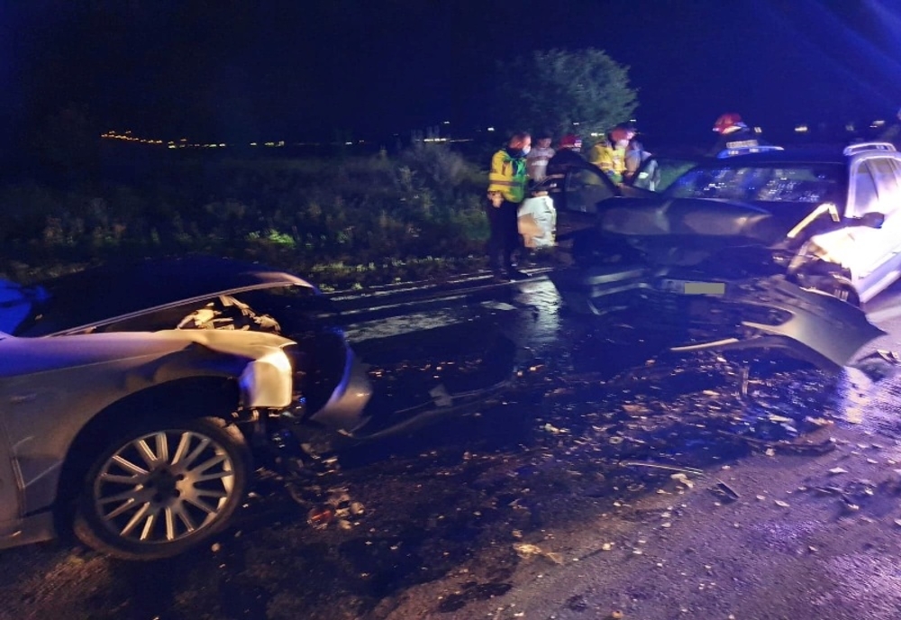 Accident cu victime multiple pe șoseaua de centură a municipiului Alba Iulia! Persoanele rănite sunt din Cluj și Sălaj (FOTO)