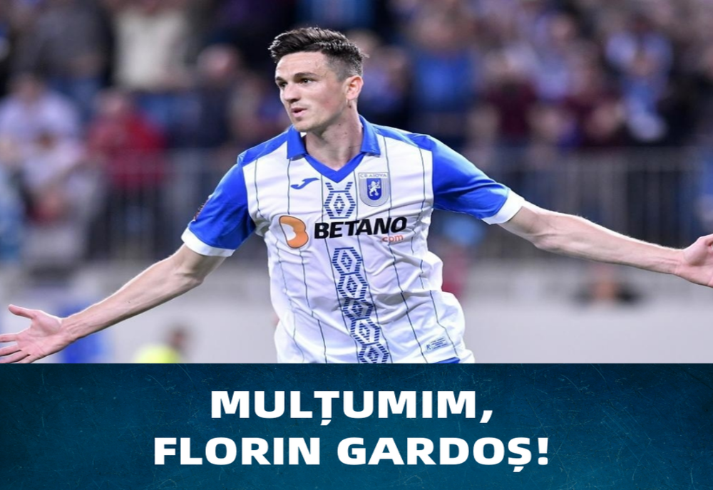 Florin Gardoș nu va mai este sub contract cu Universitatea Craiova